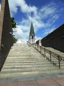 Steps to Molde Town Hall Norway