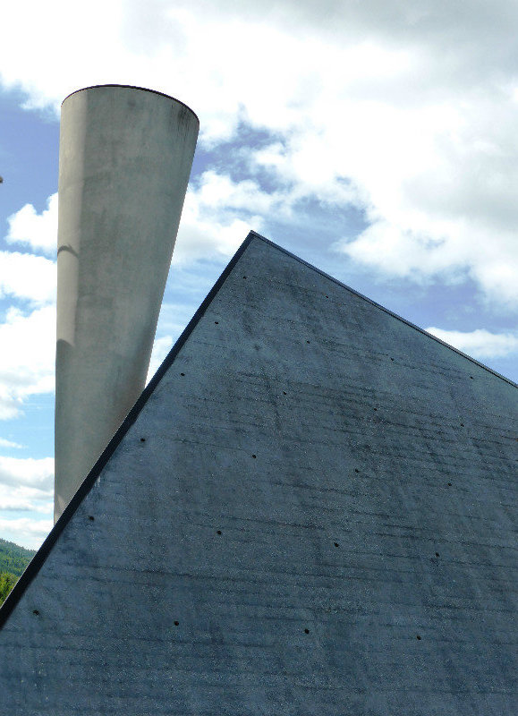 Olympic Torch at the ski jump tower used for 1994 Winter Olympics (1)