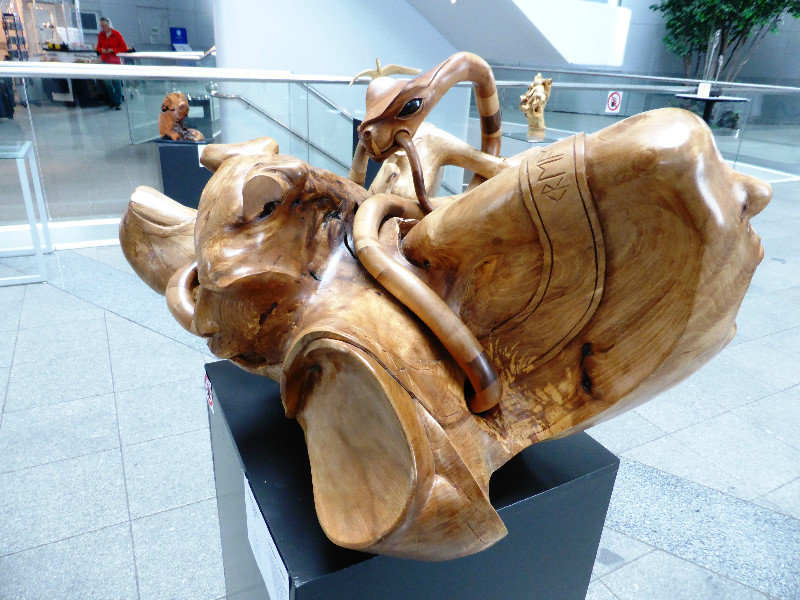 Sculpture display at the Perlan Centre in Reykjavik (3)