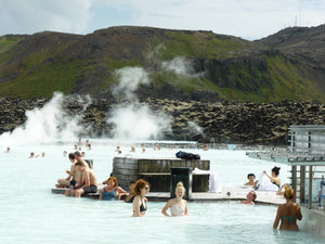 Blue Lagoon thermal pools near Grindavik 48 kms SW of Reykjavik (10)