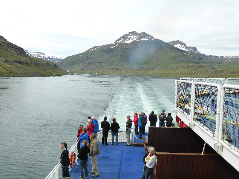 Departing from Seyðisfjörður terminal on 10 July 2014 (3)