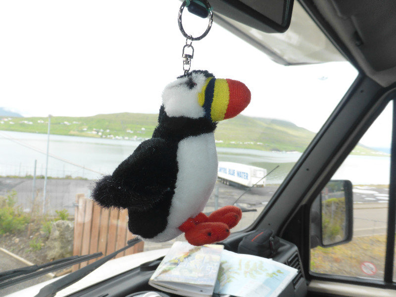 Our little Puffin friend in our motor home (1)