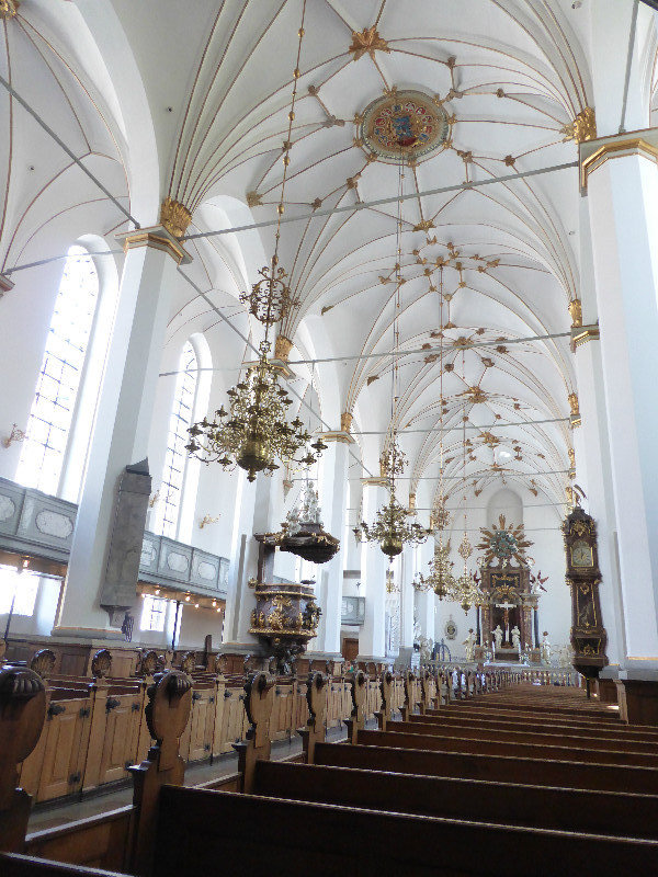 The church attached to the Round Tower or Rundetaarn in Copenhagen