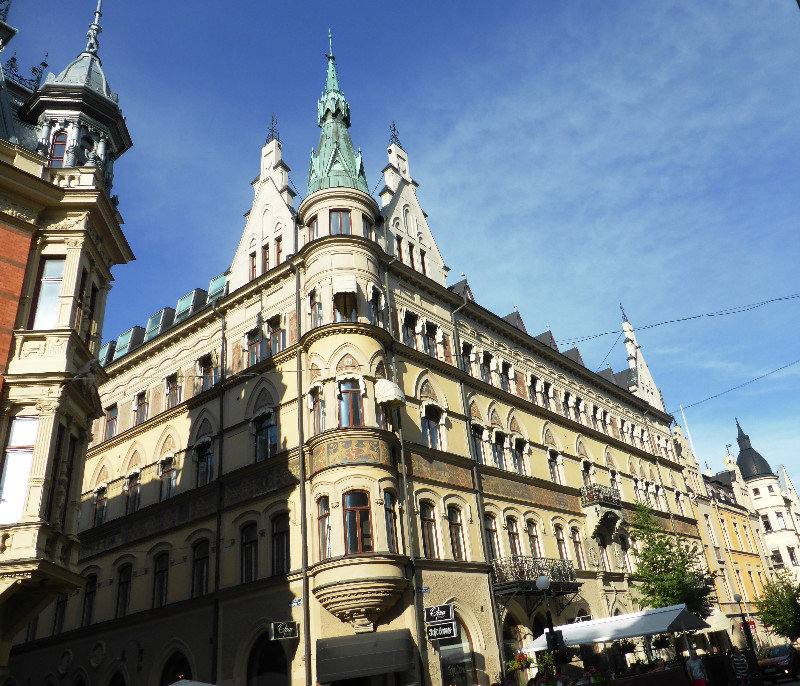 Brick buildings in Sundsvall Sweden east coast built after the big fire of 1888 (10)