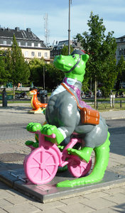 Sundsvall Sweden east coast adopted the dragon as towns symbol after the fire of 1888 in a bid to fight fire with fire (2)