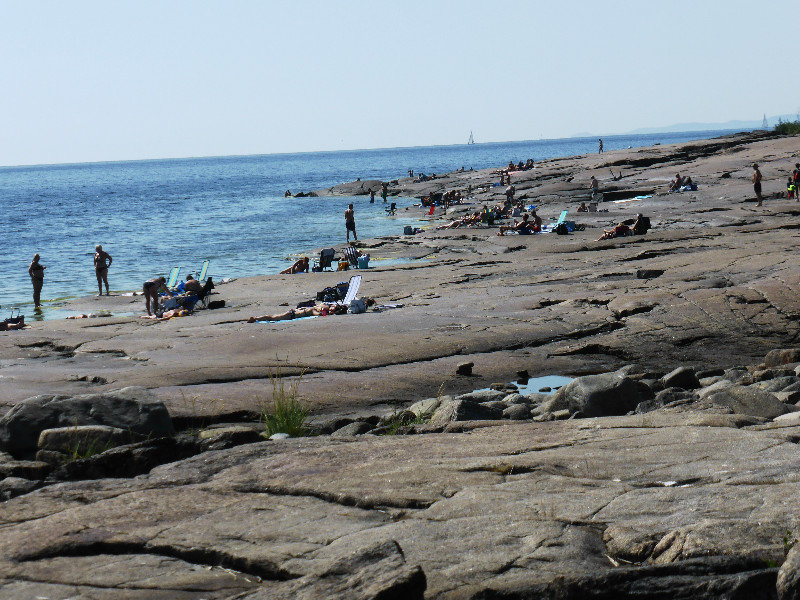 Bonhamn beach in Hoga Kusten Central Coast Sweden (1)