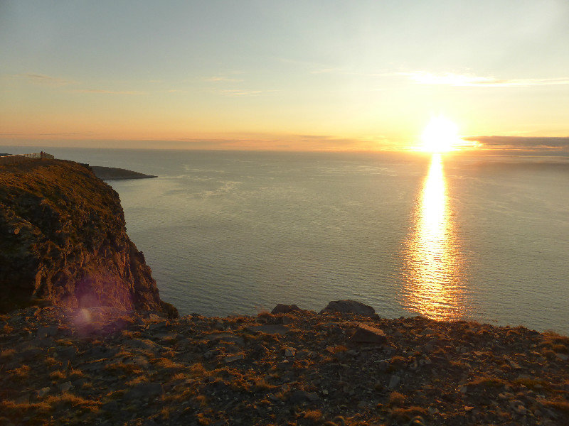 4 Sun at North Cape or Nordkapp Norway 29 July at 9.15pm