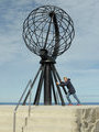 The Globe on the cliff ar North Cape Norway 0n 29 July 2014 (3)