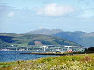 Bridge north of Sortland Vesteralen Islands