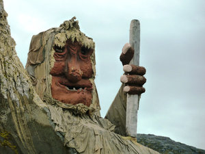 Troll Tourist spot and cafe on Senja Islands Norway (2)