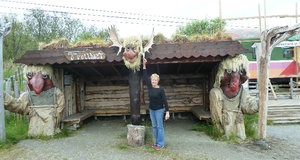 Troll Tourist spot and cafe on Senja Islands Norway (6)