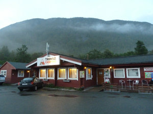 Our camp site in Tromso