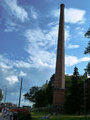 One of the many old chimneys from the paper pulp factories in Tampere Finland
