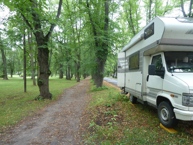 Our camping spot in Tartu in eastern Estonia 15 Aug (1)