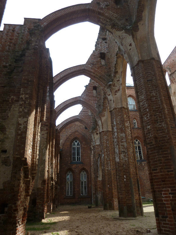 Ruins of 14th century Cathedral in Tartu in eastern Estonia - destroyed in Livonian War and more by fire in 1624 (7)