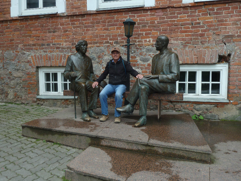 Wilde & Vilde - both writers -Tartu in eastern Estonia 15 August