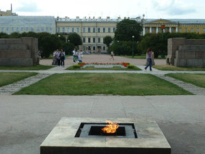 Field of Mars St Petersburg - eternal flame in memory of victims of all wars and revolutions (1)