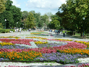 Gardens along the banks of Moscow River (2)