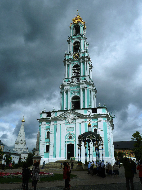 The Holy Trinity - St Sergius Lavra in Sergiyev Posad Russia - Bell Tower & gift shop (2)