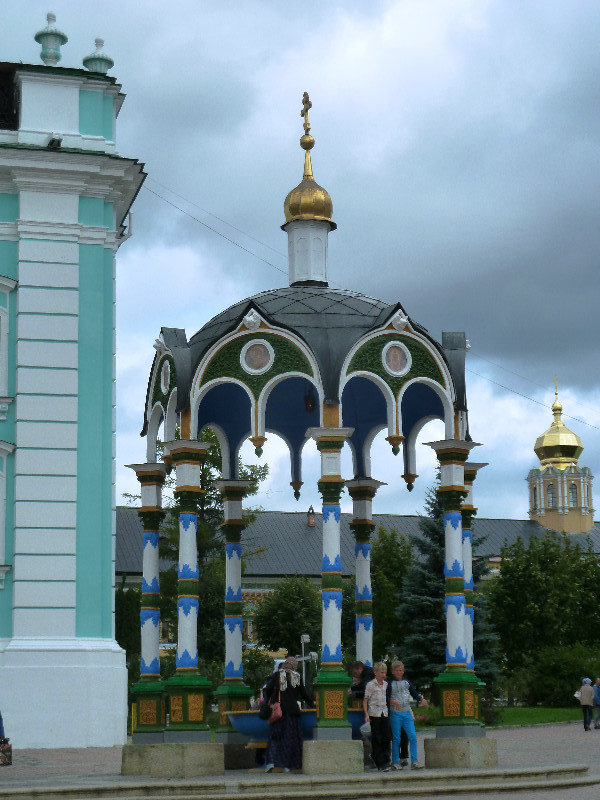 The Holy Trinity - St Sergius Lavra in Sergiyev Posad Russia - Canopy of the Cross (1)