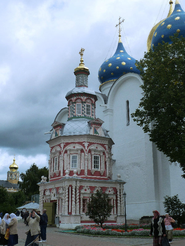 The Holy Trinity - St Sergius Lavra in Sergiyev Posad Russia - Chapel-over-the-well & Dormition Cathedral (2)
