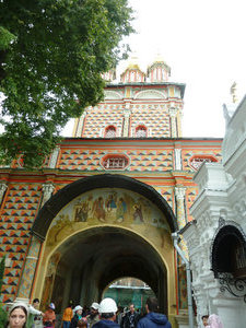 The Holy Trinity - St Sergius Lavra in Sergiyev Posad Russia - Red Tower & Holy Gate (2)