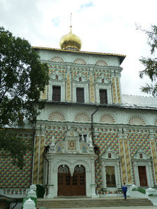 The Holy Trinity - St Sergius Lavra in Sergiyev Posad Russia - Refrectory with the Church of St Sergius (2)