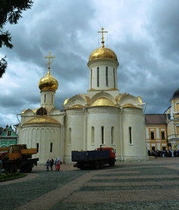 The Holy Trinity - St Sergius Lavra in Sergiyev Posad Russia - Trinity Cathedral & St Nikons Church (1)