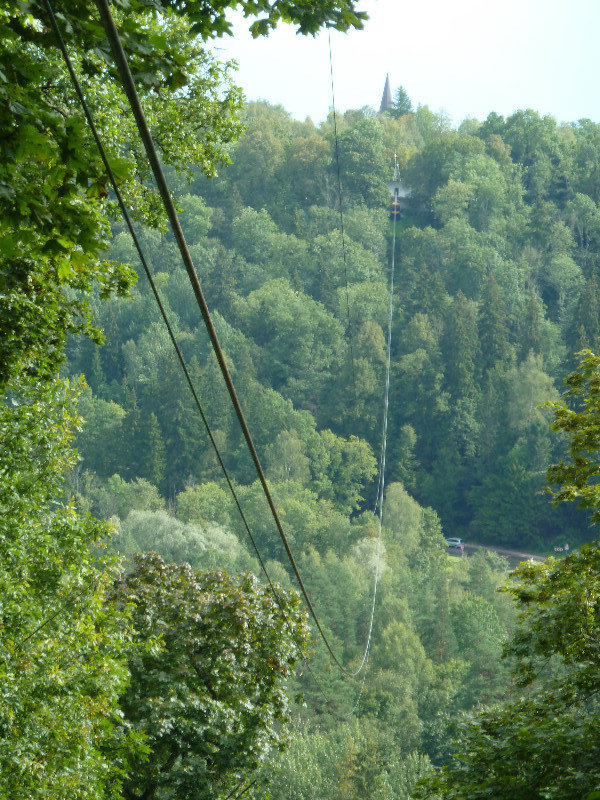 Air Cableway over Gauja River Sigulda in Latvia (1)