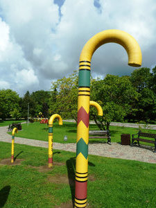 Walking-Stick Park in Sigulda established in 2007 as a tribute to 200 years of making walking sticks in Latvia (1)