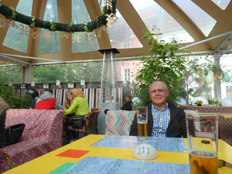 Where we had our cold afternoon drink in Riga Latvia - great entertainment and decore (3)