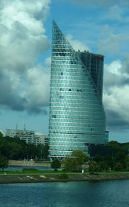 New high rise buildings in Riga Latvia (1)