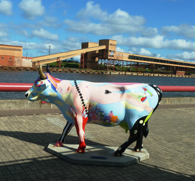 Ventspils Latvia - the cow is their emblem (2)