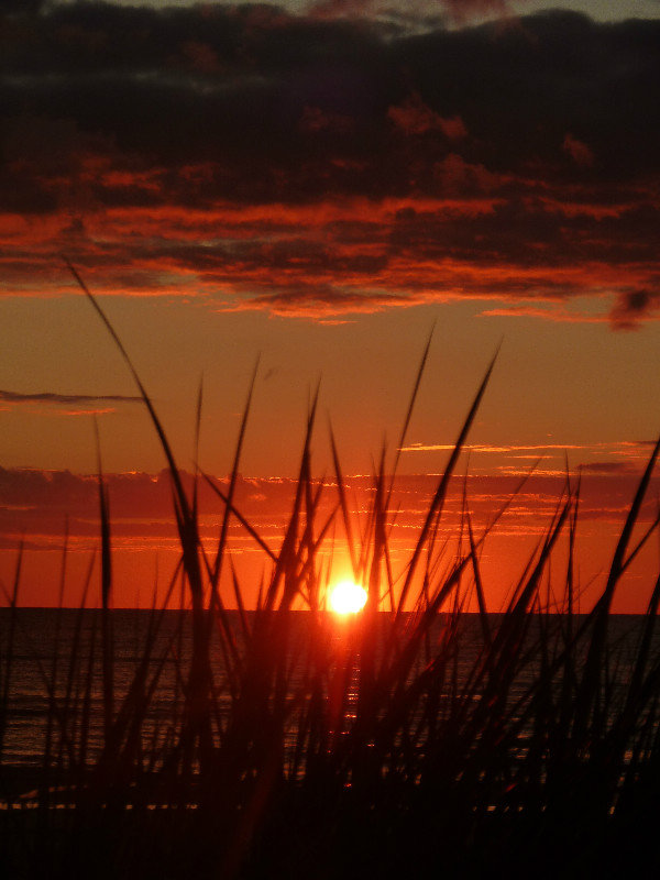 Sunset at our camp site in Liepaja Latvia on Toms birthday (16)