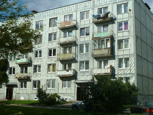 Karosta in Liepaja Latvia- Soviet buildings (1)