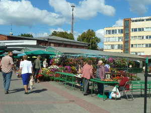 Liepaja Latvia - central markets