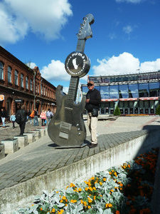 Liepaja Latvia - largest guitar in Latvia