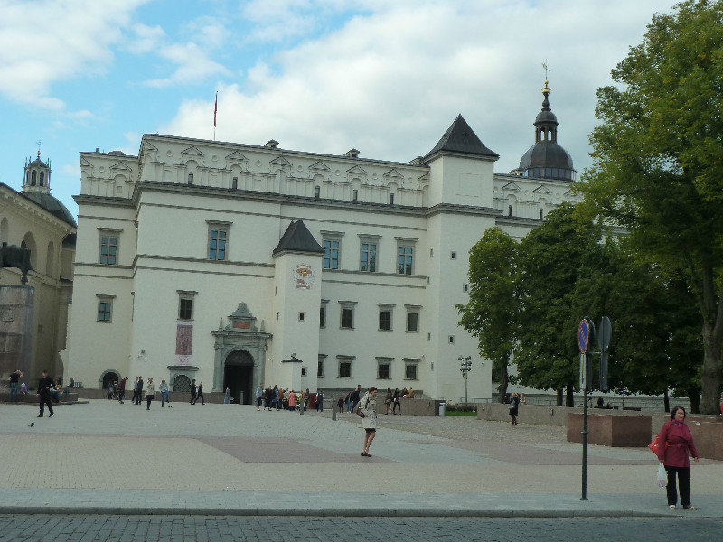 Vilnius capital of Lithuania 3 Sept - Palace of the Grand Dukes of Lithuania and gates (1)