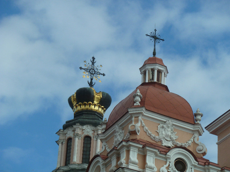 Vilnius capital of Lithuania 3 Sept - St Casimir Jesuit Church (1)