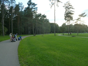 Vilnius capital of Lithuania 3 Sept - the parks we rode our bikes through (1)