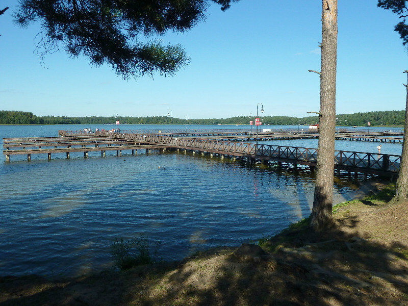 Augustow and surrounds in Poland - new swimming beach