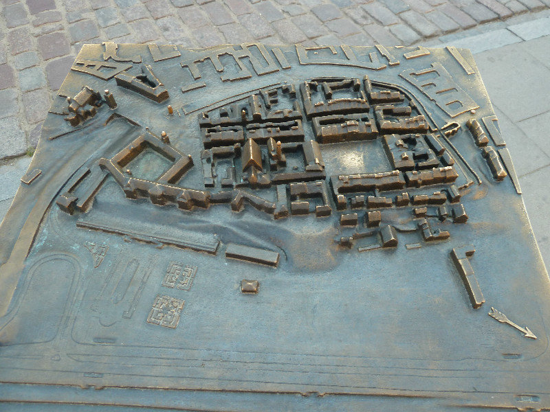 Warsaw Capital of Poland - model of Old Town