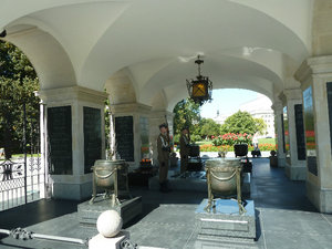 Warsaw Capital of Poland - arches where the Tomb of the Unknown soldier lay is guarded (2)