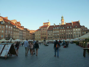 Warsaw Capital of Poland - Market Square & Warsaw Mermaid Statue symbol of the city (4)
