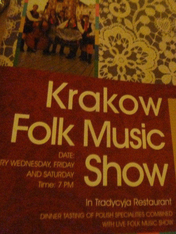 Krakow Old Town Poland - Folk Music Show in Tradycyja Restaurant on Market Square (15)