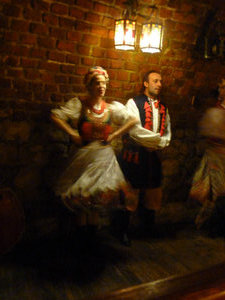 Krakow Old Town Poland - Folk Music Show in Tradycyja Restaurant on Market Square (17)