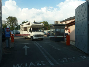 Our parking spot in Krakaw