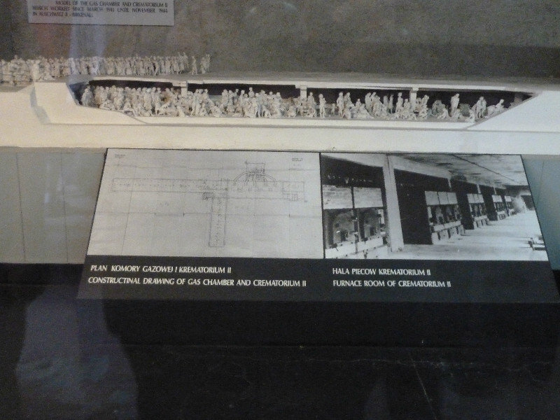 Auschwitz 1 Camp Poland - a model of crematorium (1)