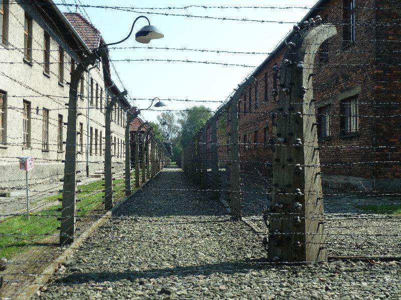 Auschwitz 1 Camp Poland - electrified fence (2)
