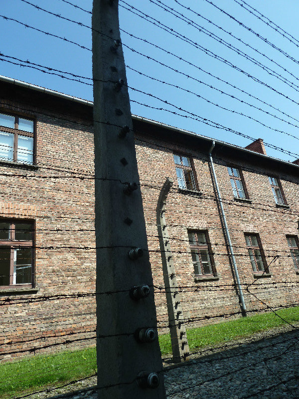 Auschwitz 1 Camp Poland - electrified fence (3)